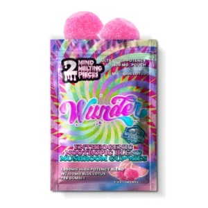 wunder mushroom gummies high potency entheogenic + blue lotus | pink lemonade